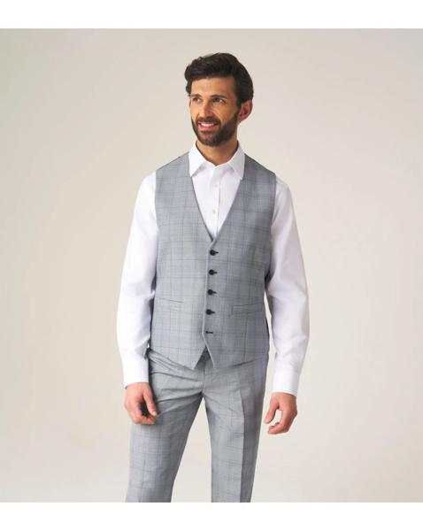 Skopes Anello Suit Waistcoat Grey