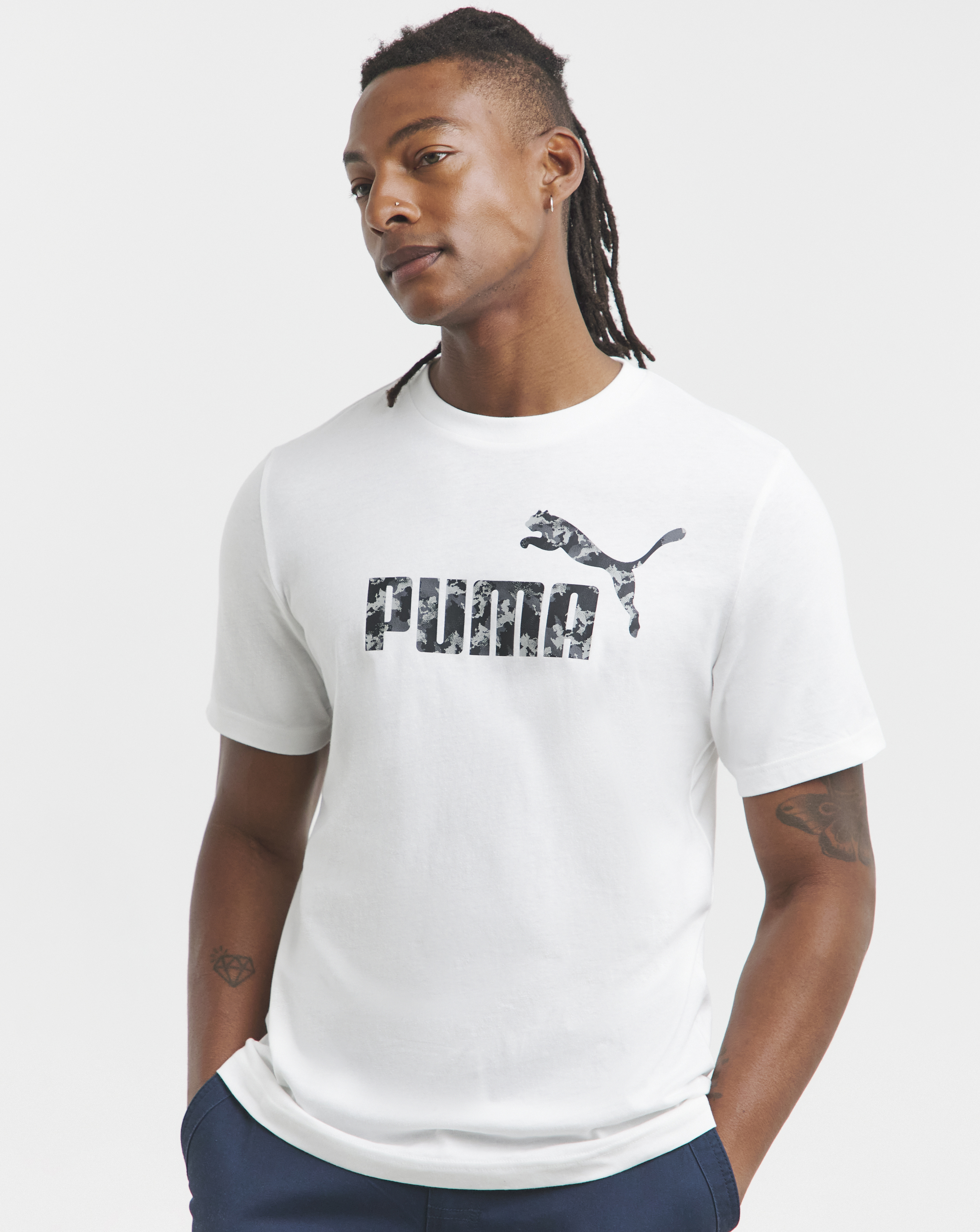 PUMA Essentials Camo Logo T-Shirt