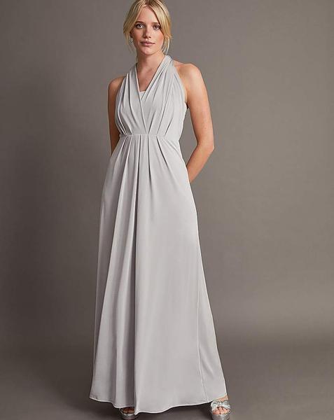 Monsoon Thea Twist Me Tie Maxi Dress