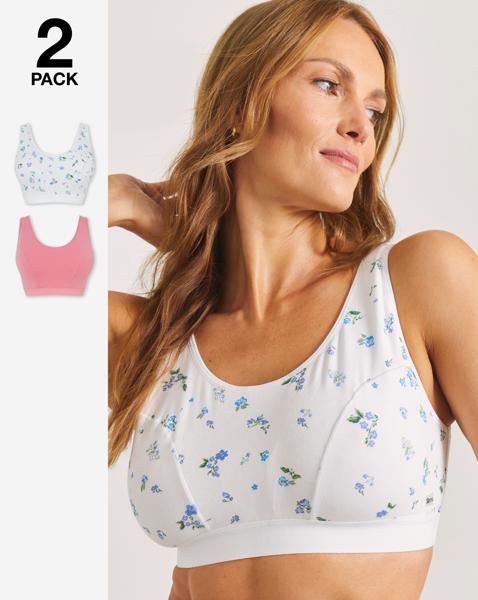 2 Pack Slimma Comfort Tops