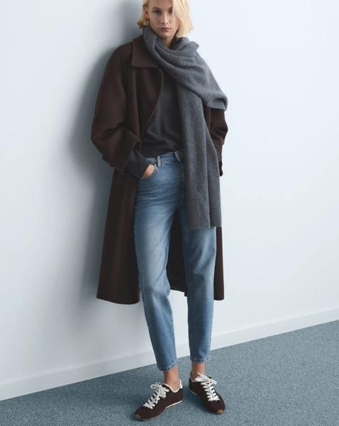 Mango Comfort High-Rise Crop Mom Jean