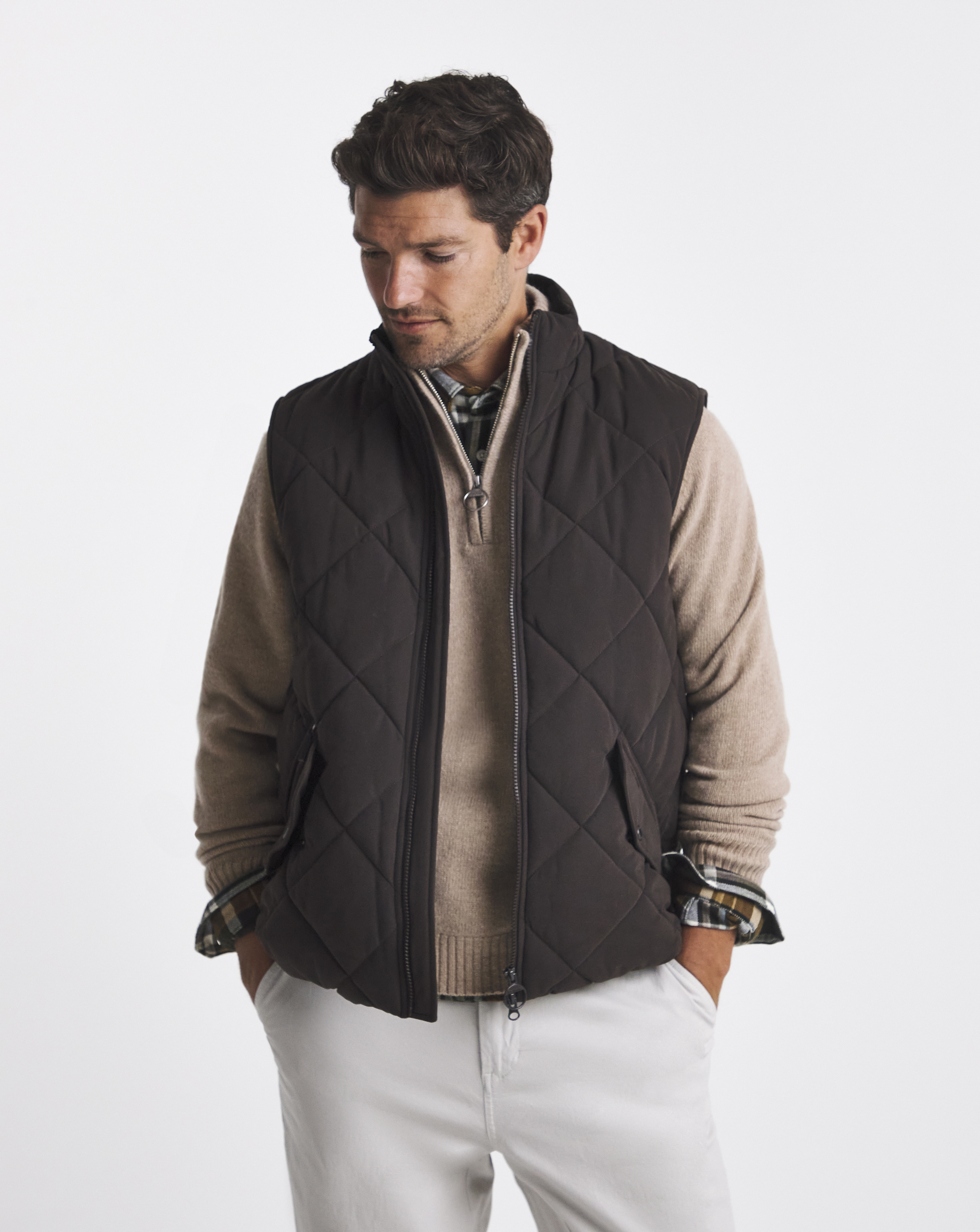 Barbour City Chelsea Quilted Gilet - Oak