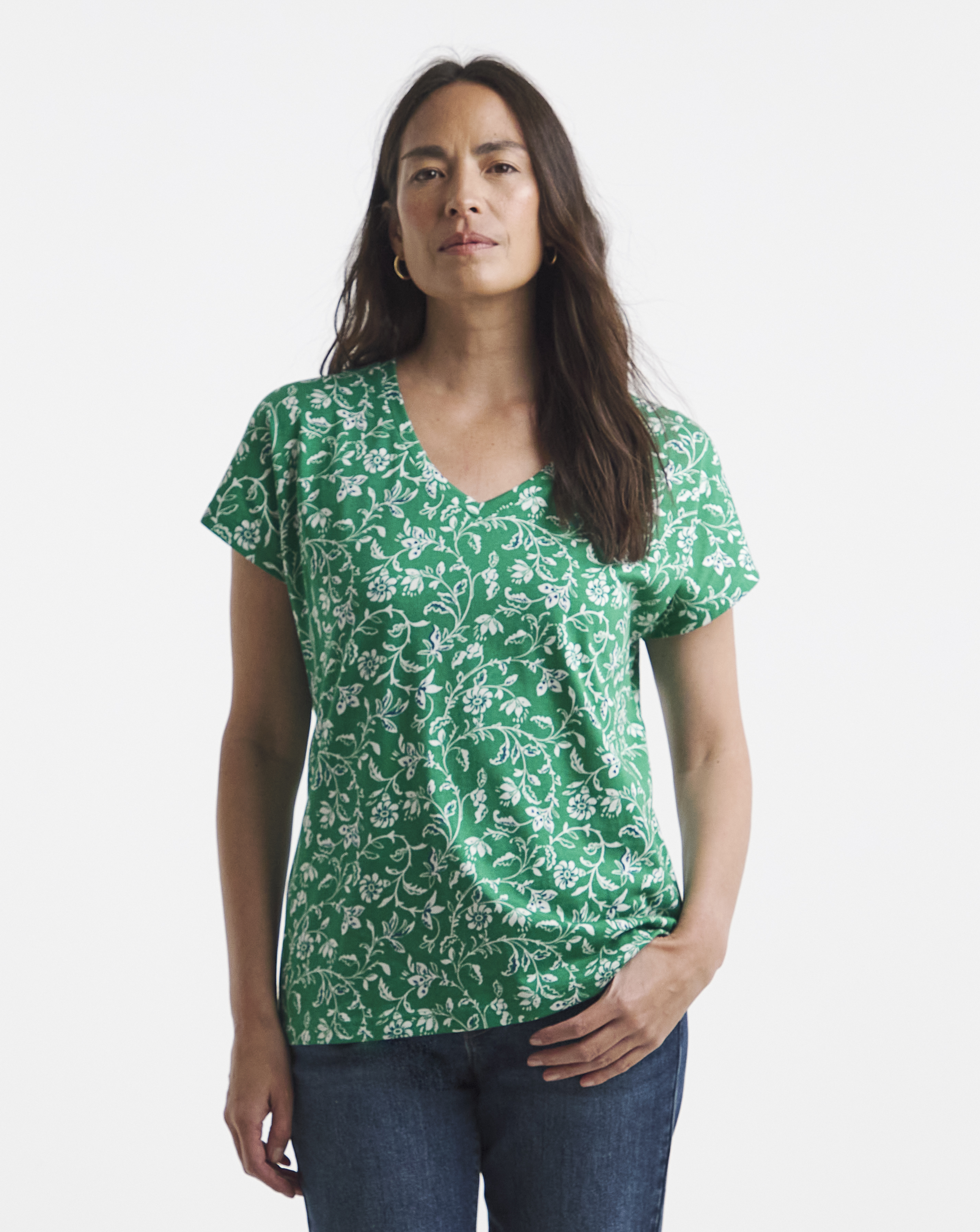 V-Neck Short Sleeve T-Shirt