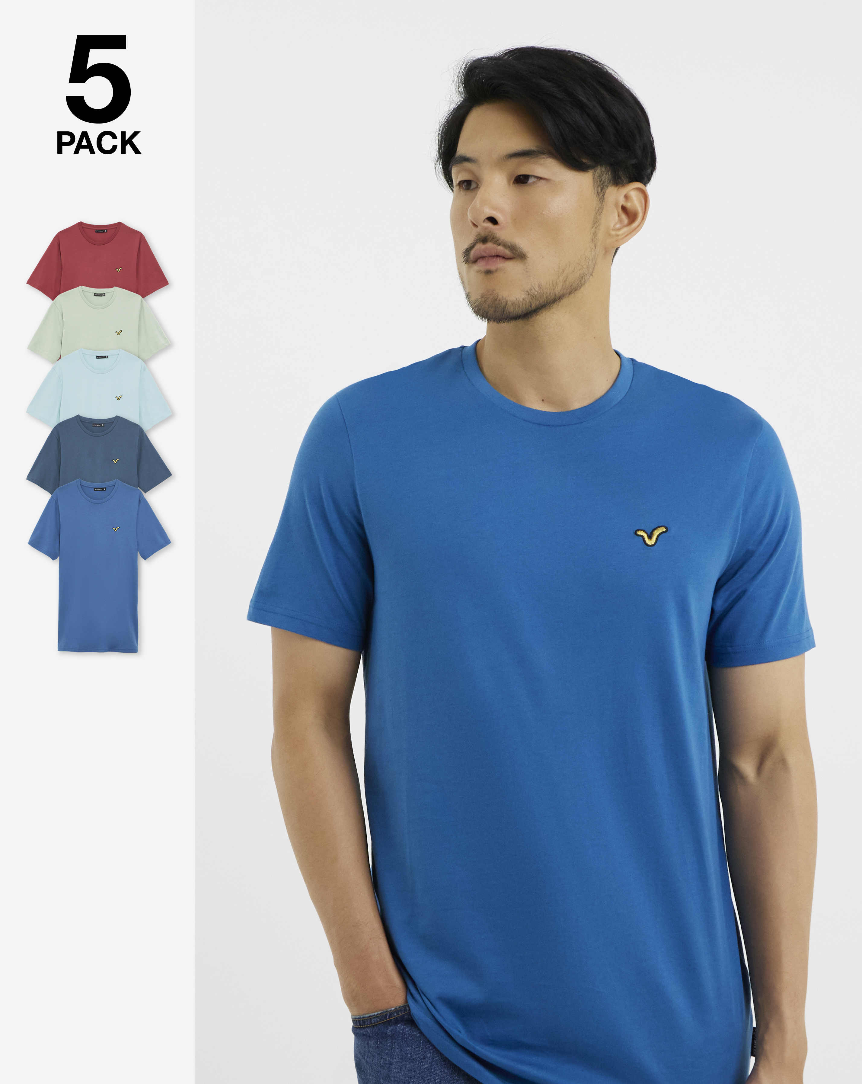 Voi 5 Pack T-Shirts Long