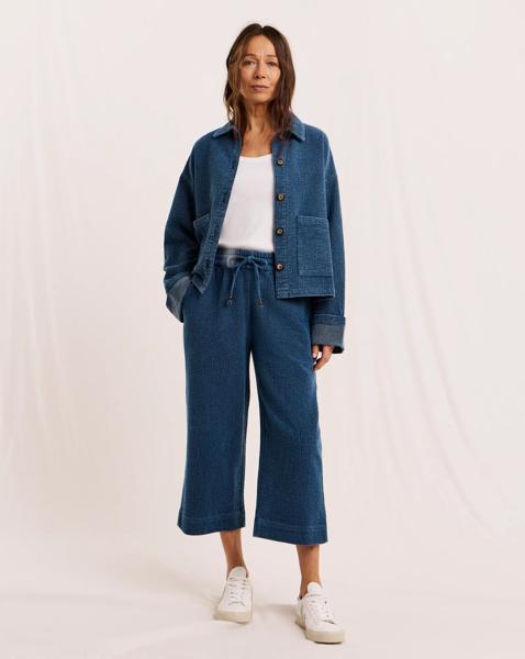 Julipa Denim Stitch Crop Trouser