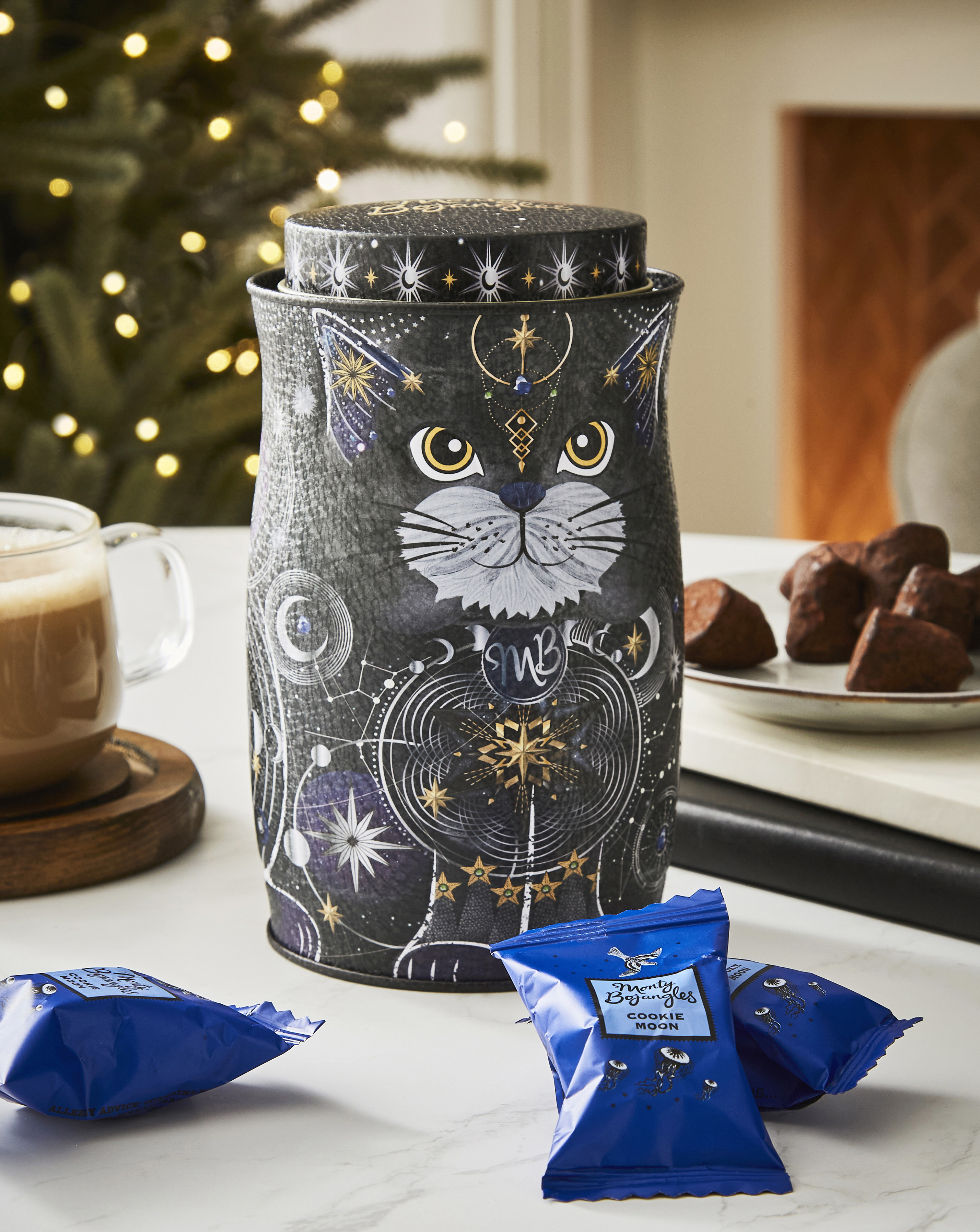 Monty Bojangles Cosmic Blink Cat Tin