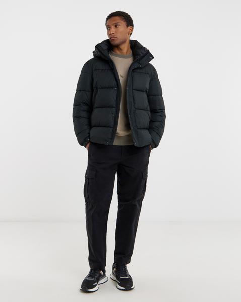 BOSS Hooded Puffer - Black