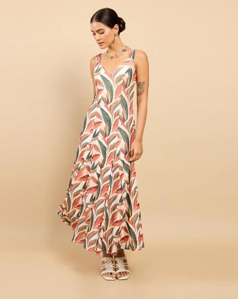 LM Leaf Print Dress