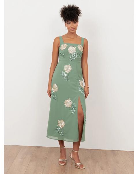Maya Deluxe Embellished Dress