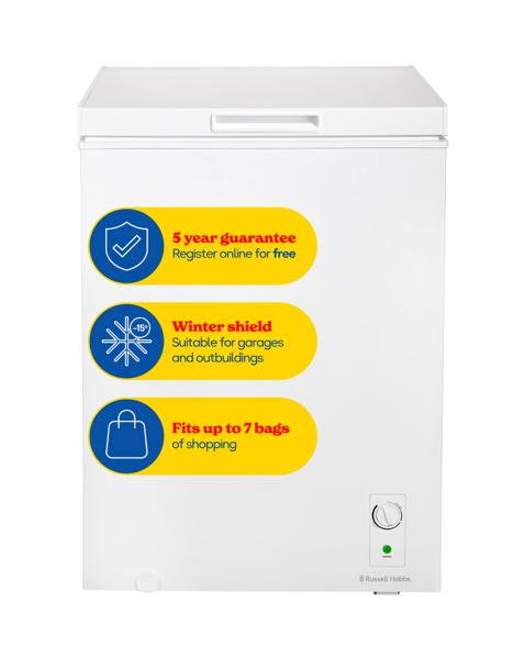 Russell Hobbs RH142CF0E1W Freezer White