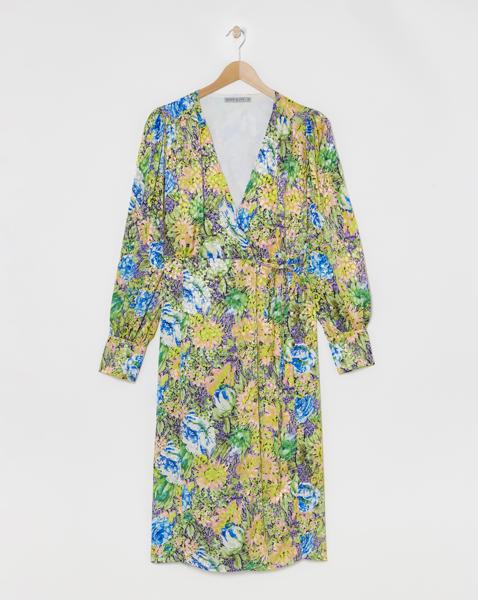 Hope & Ivy Katie Floral Midi Dress