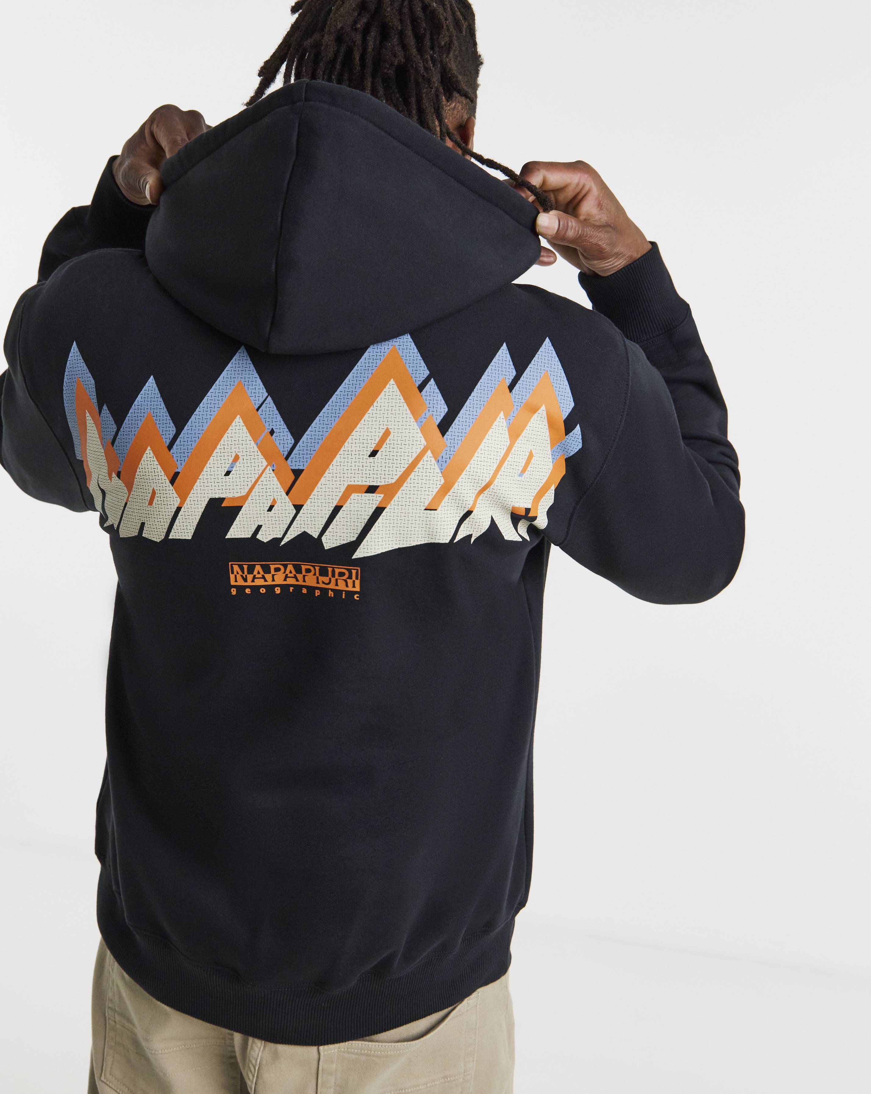 Napapijri Fiemme Back Graphic Hoodie