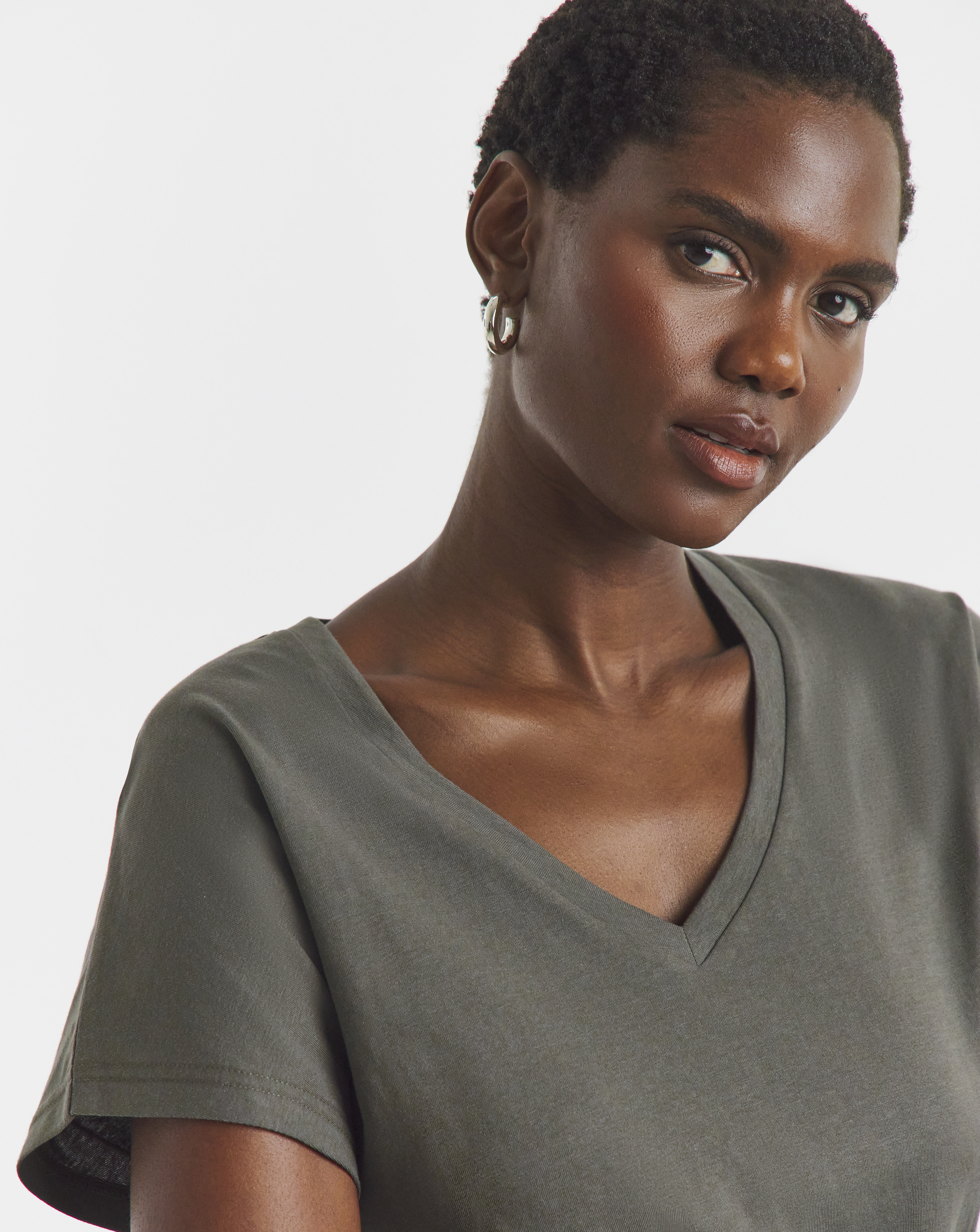 V-Neck Short Sleeve T-Shirt