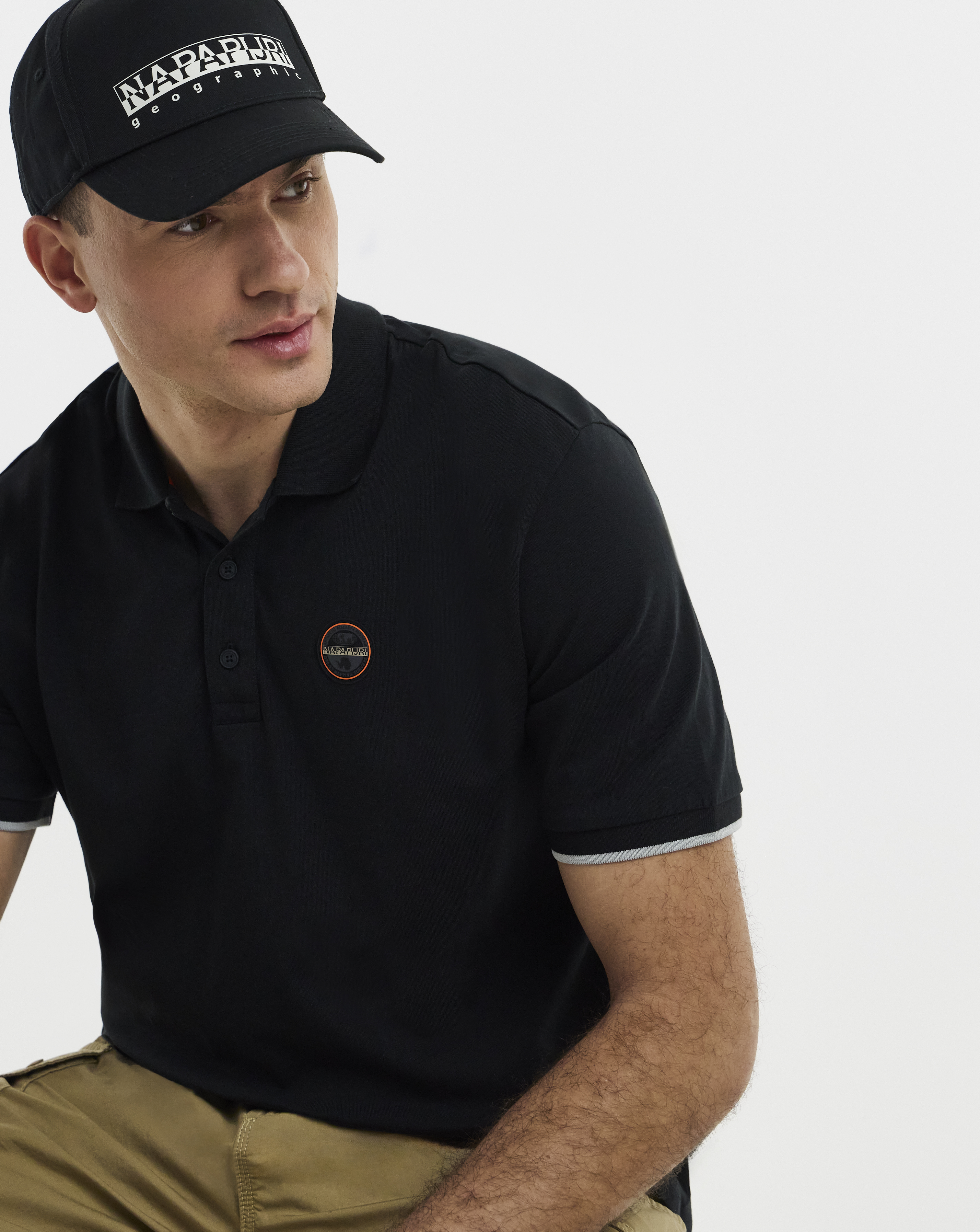 Napapijri Badge Short Sleeve Polo