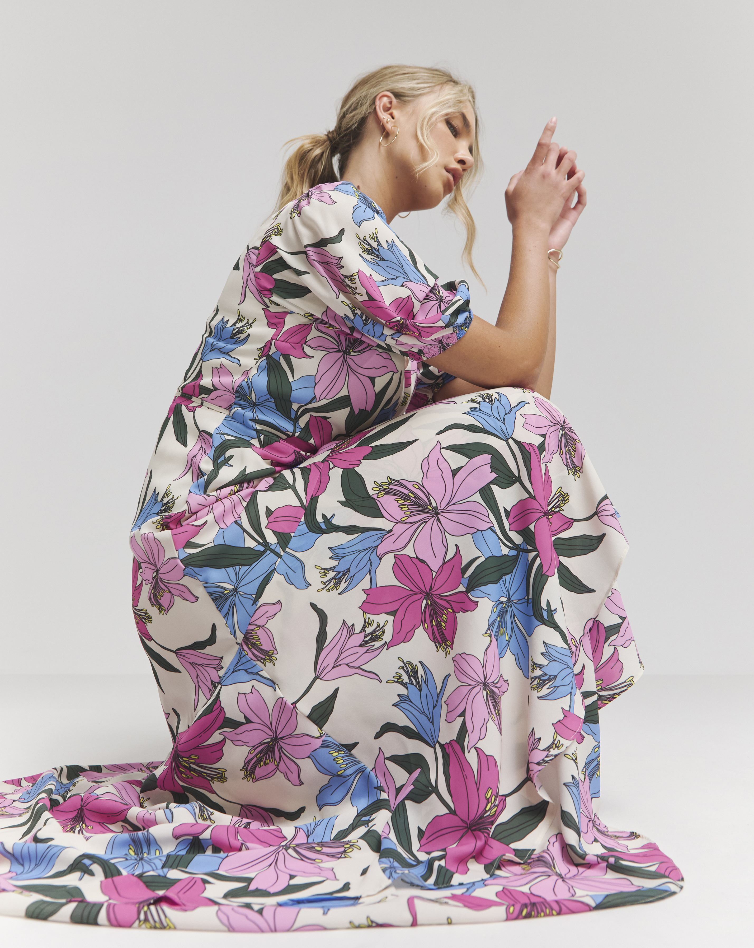 Joanna Hope Wrap Maxi Dress