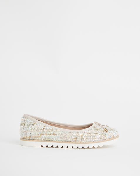 Cushion Walk Boucle Ballerina EEE Fit