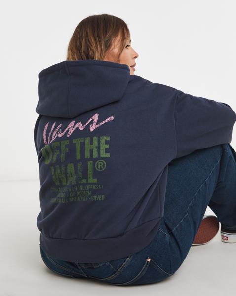VANS Ladywell Retro Zip Cropped Hoodie