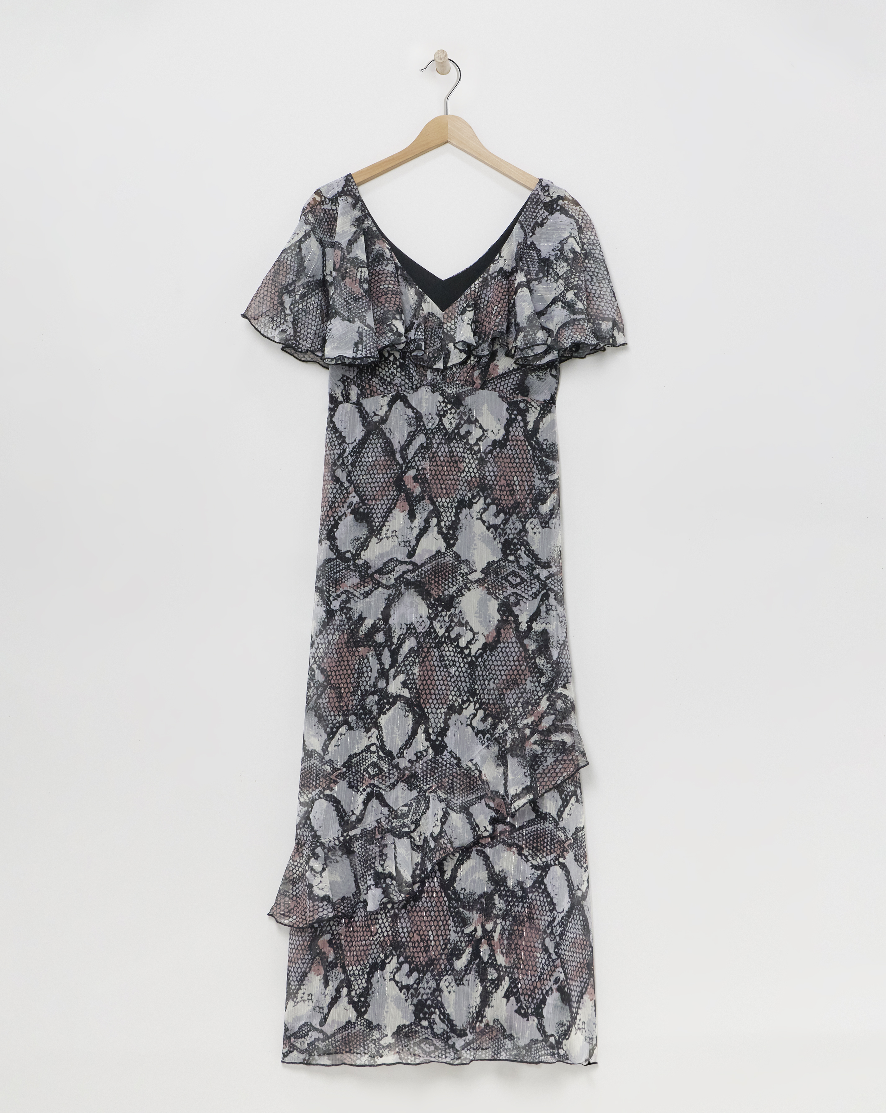 Flounce London Printed Maxi Dress