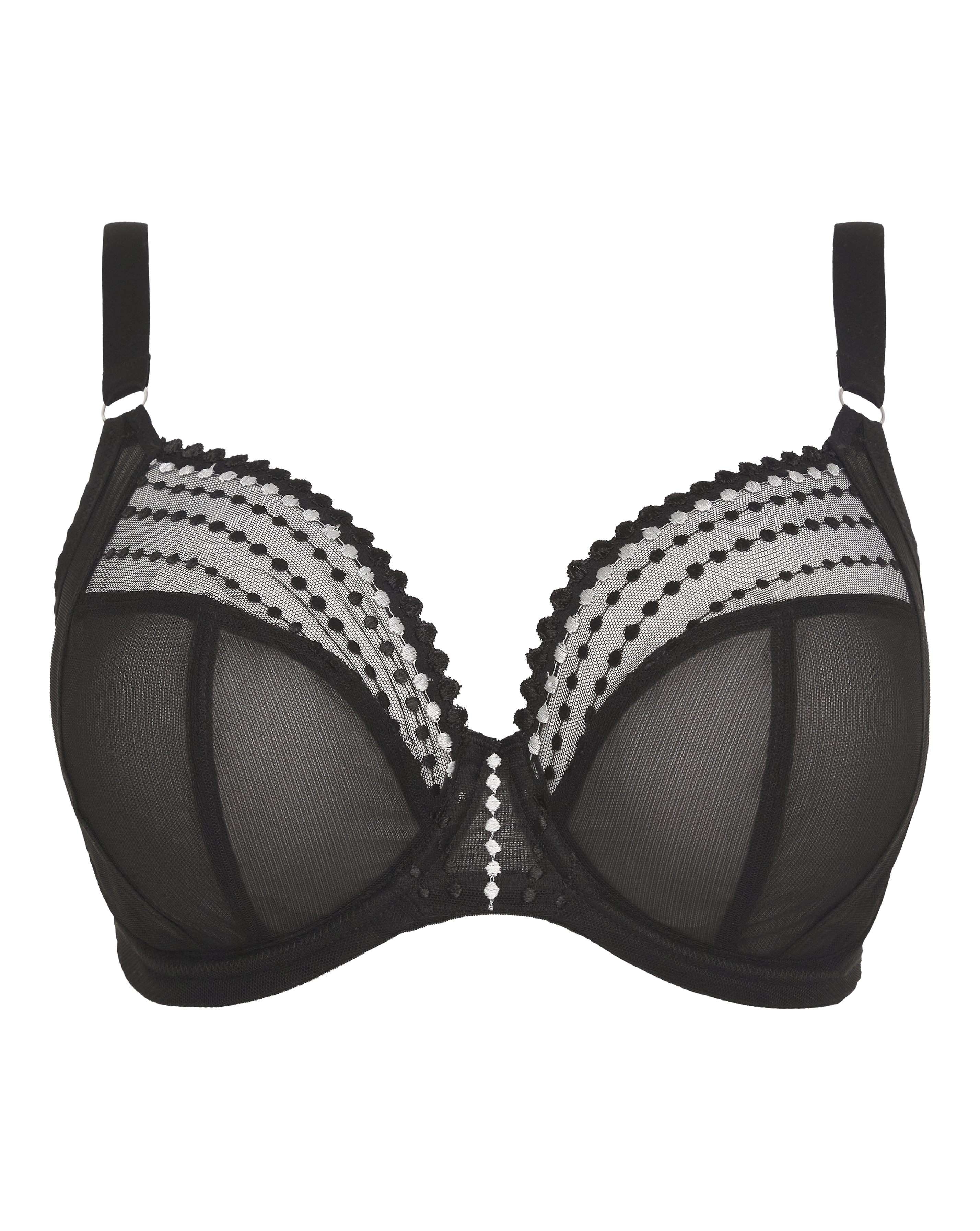 Elomi Black Matilda Plunge Wired Bra - 42Ff