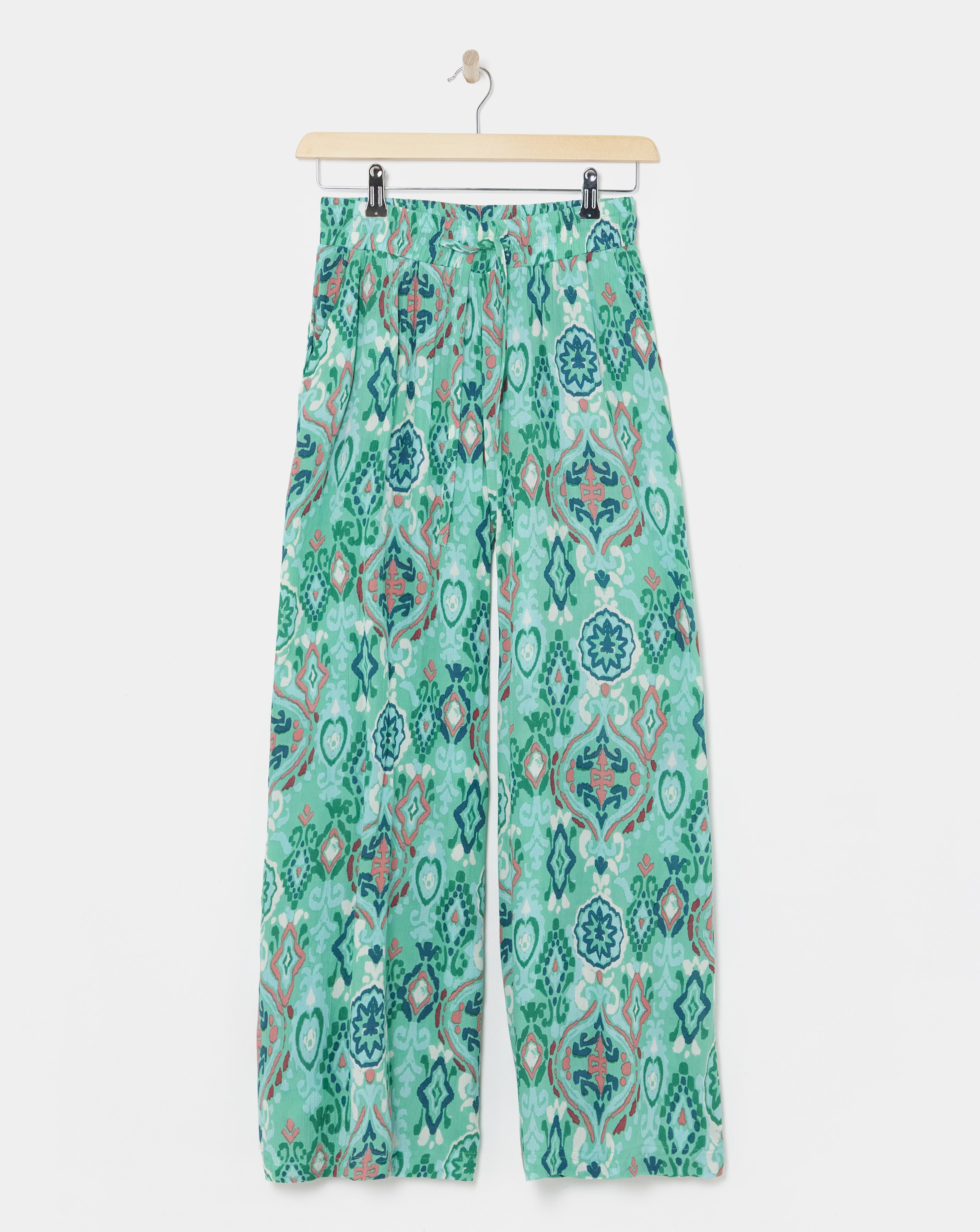 Crinkle Palazzo Trousers