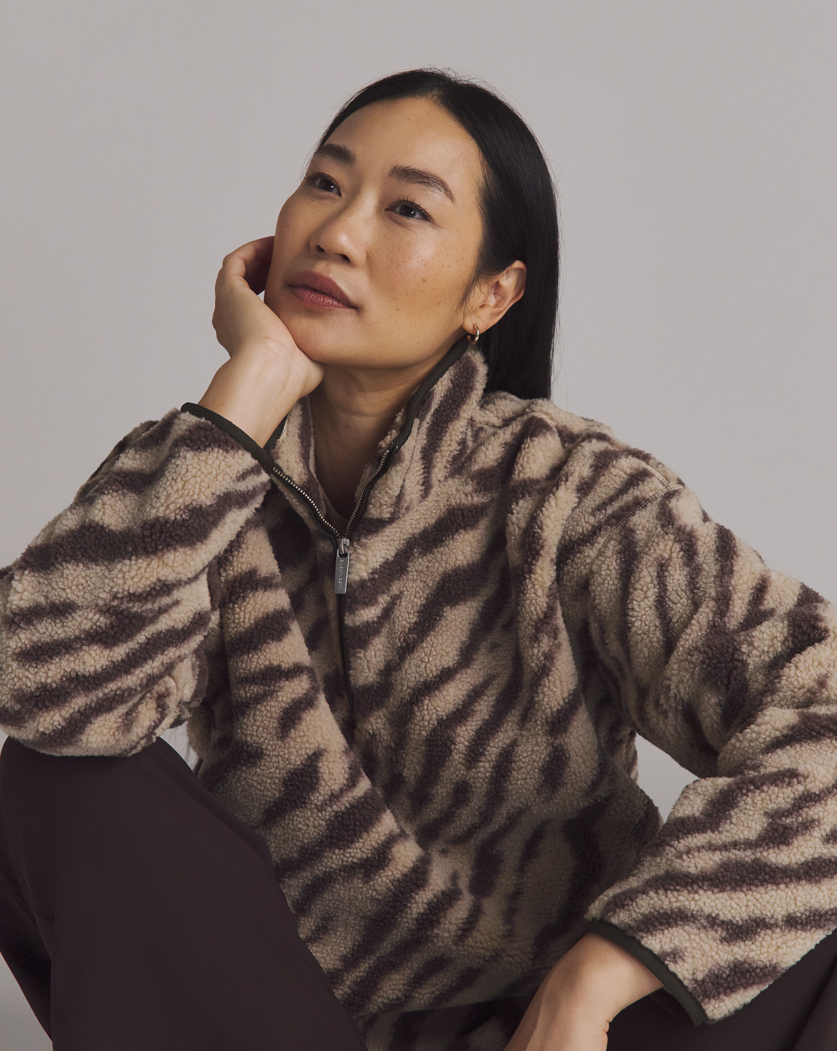 Sweaty Betty 1/2 Zip Printed Fleece