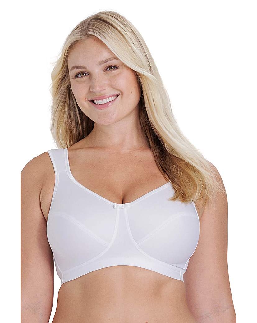 Miss Mary Of Sweden Women's White Miss Mary Tenderly Non Wired Bra 36Dd