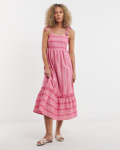 Cami Midi Dress With Tassels