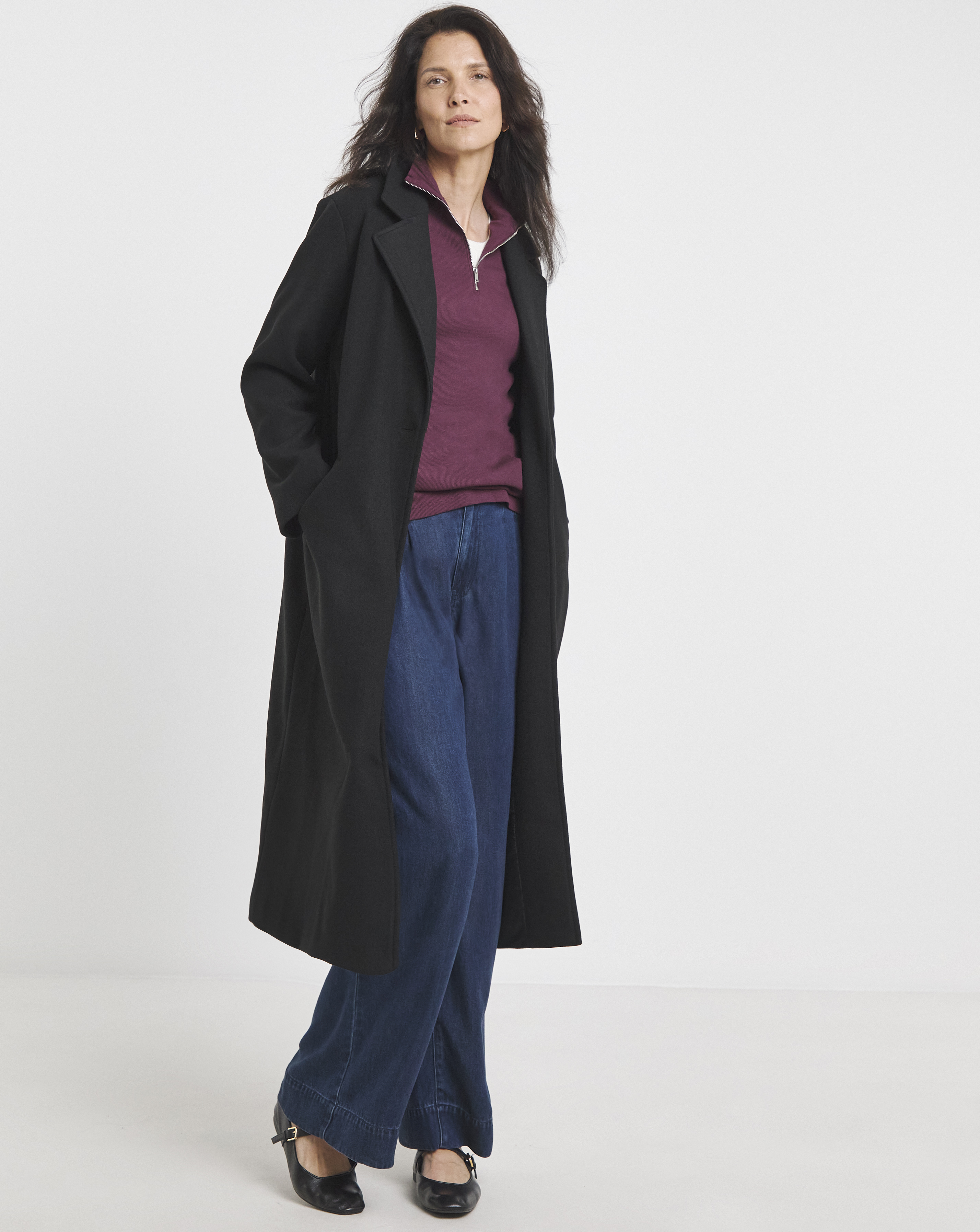 Single Breasted Lined Coat