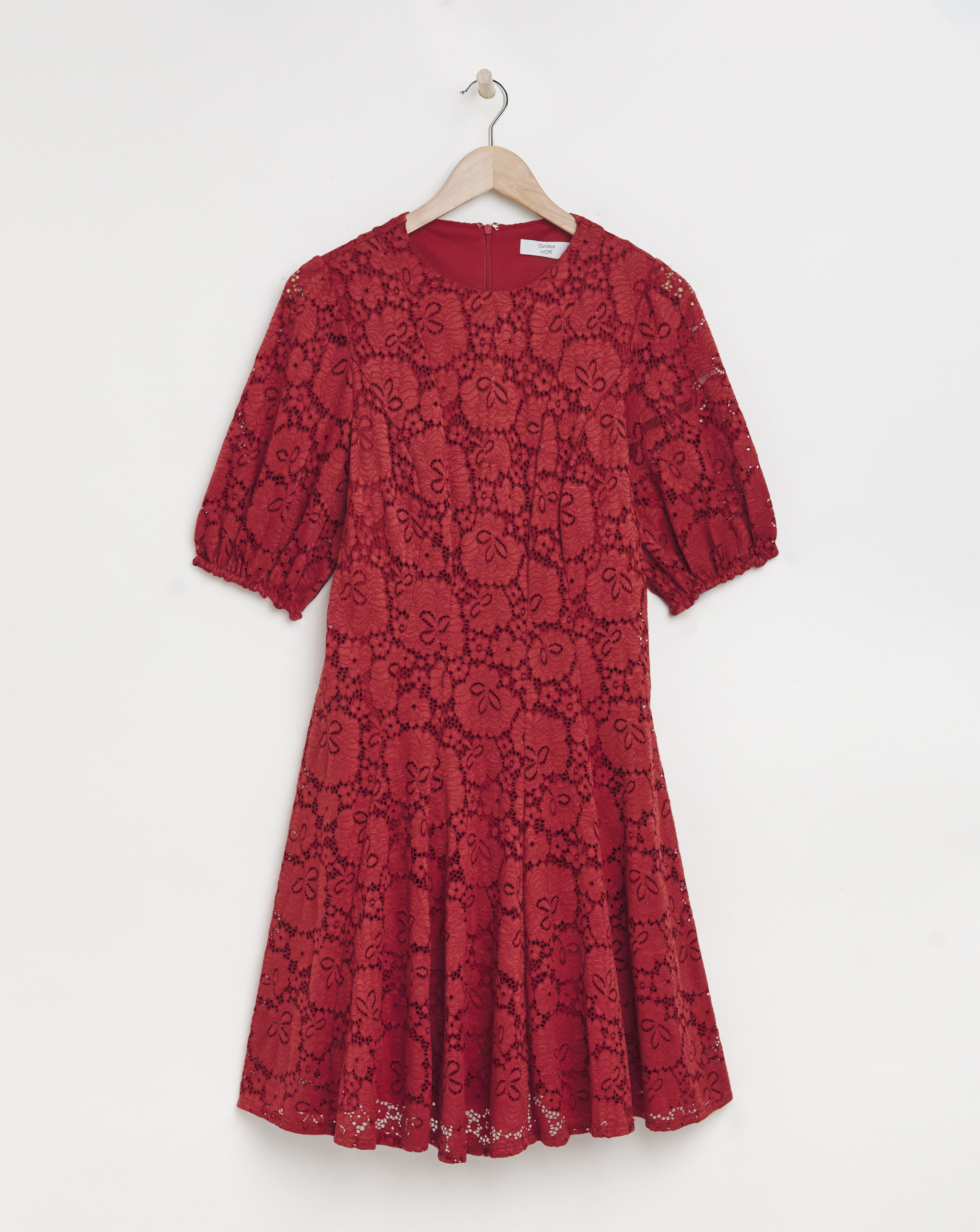 Joanna Hope Stretch Lace Skater Dress