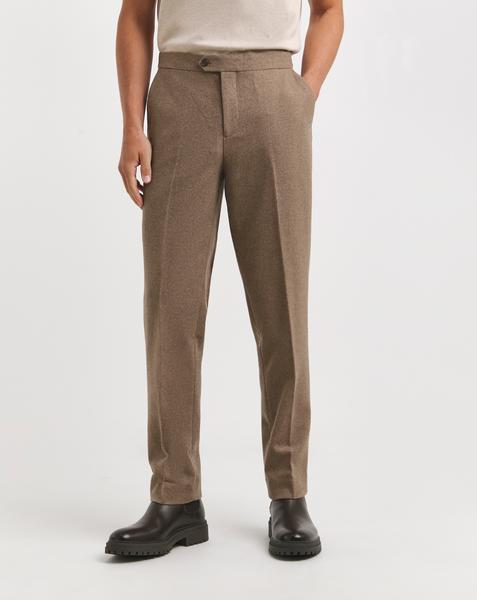 Herringbone Tweed Regular Suit Trouser