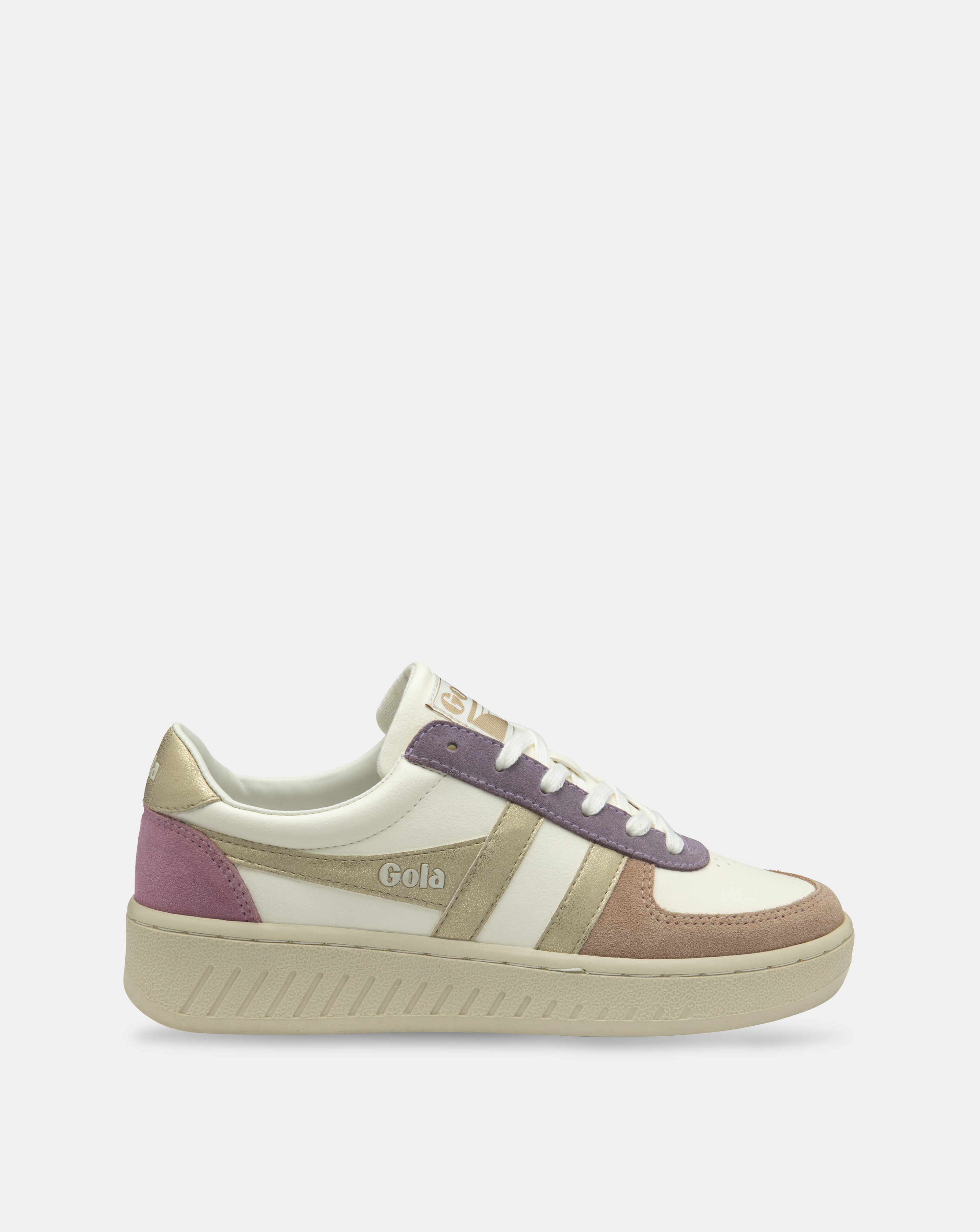 Gola Women's Trainers - Grandslam Quadrant - Off White - Size 6