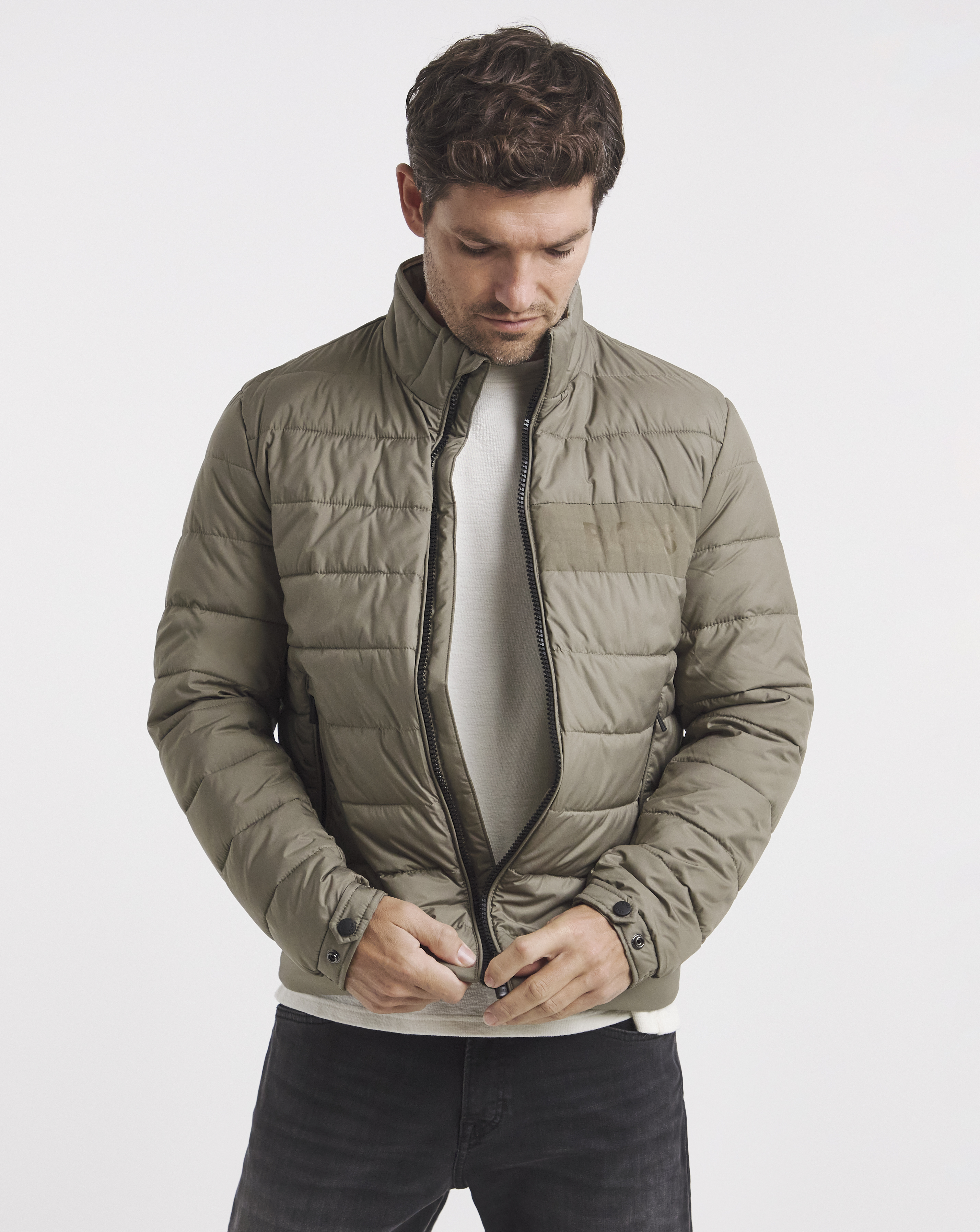 BOSS Padded Jacket - Brown