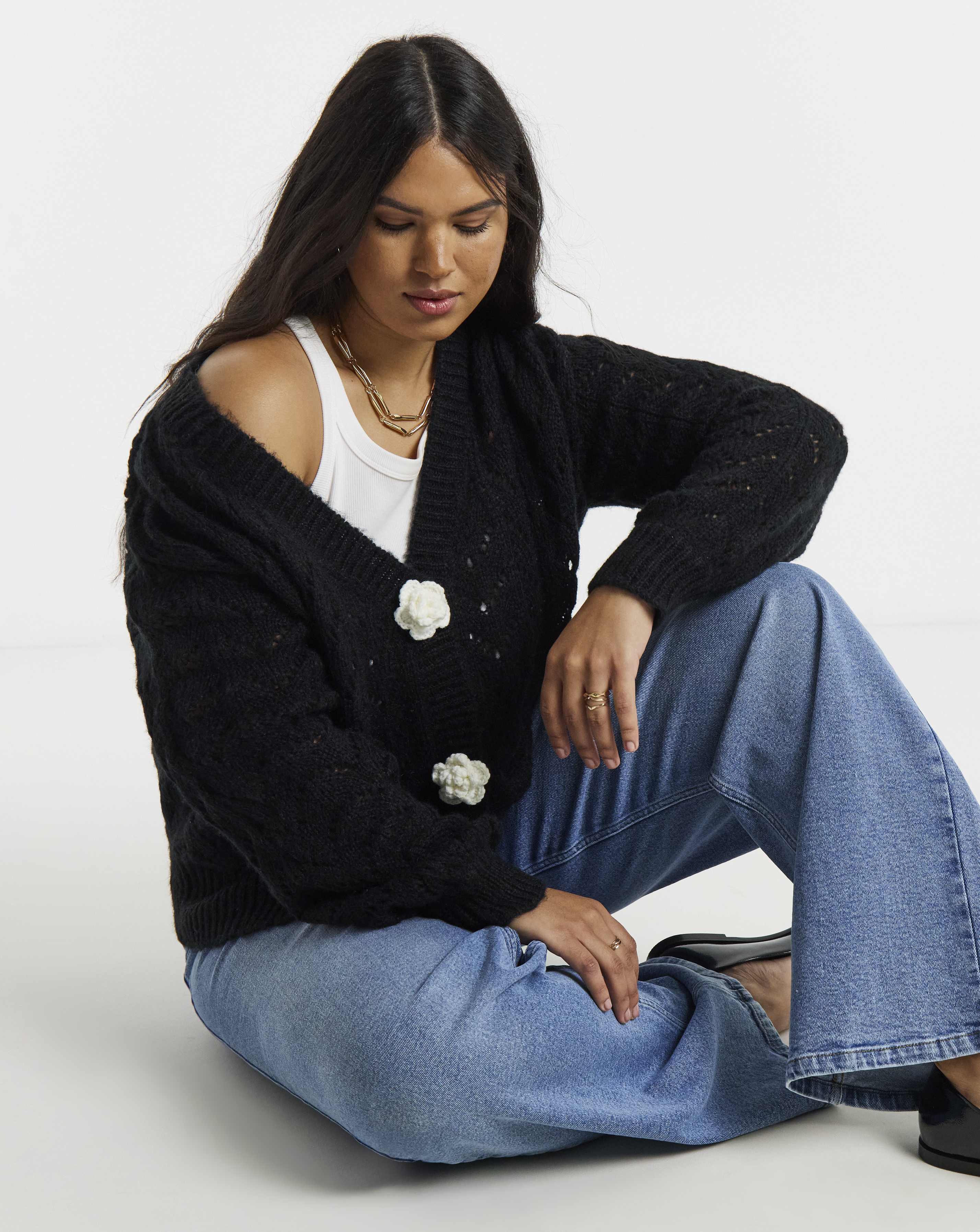 Simply Be Pointelle Cardigan