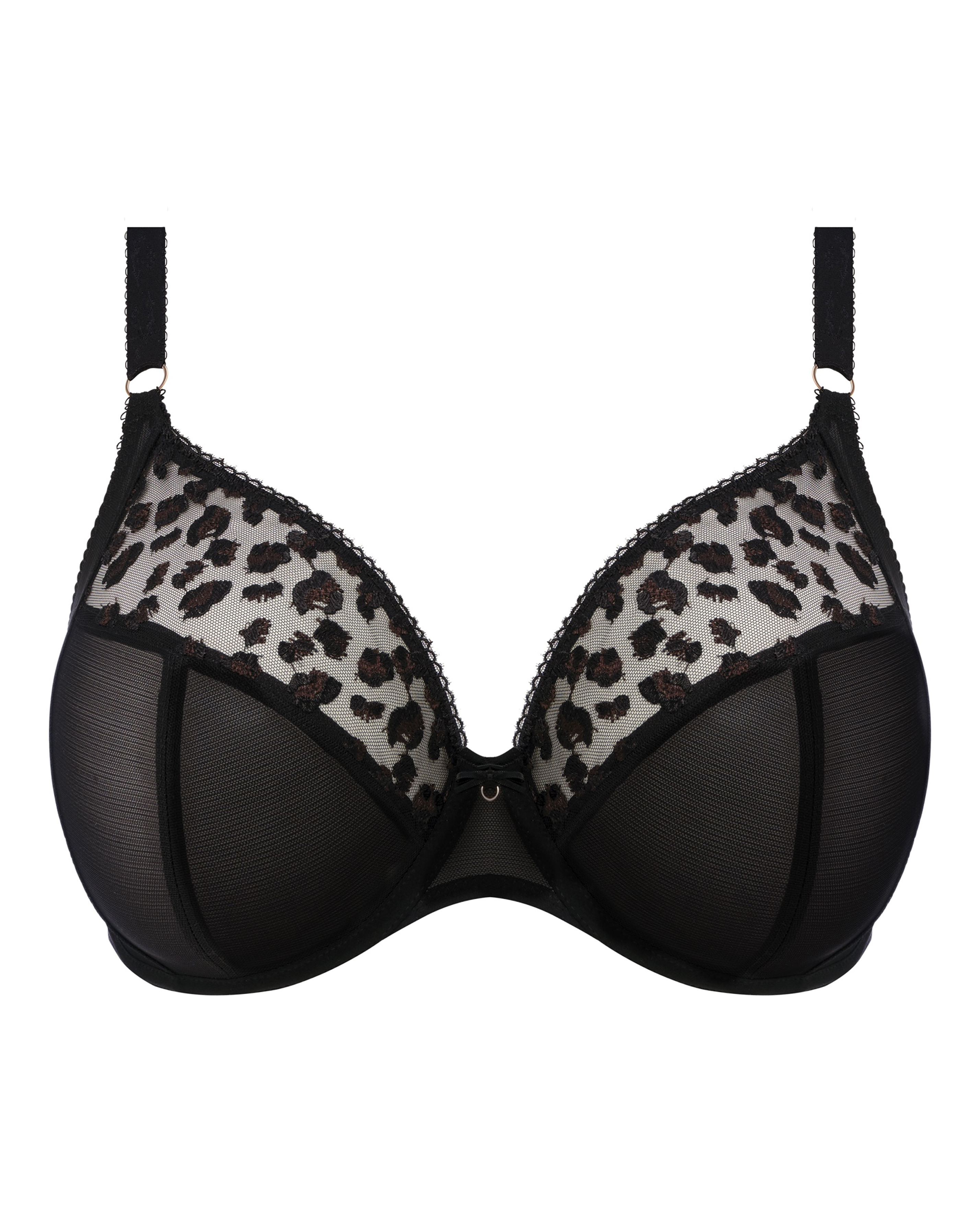 Elomi Namrah Plunge Wired Bra Jet JET - Elomi - Size32HH
