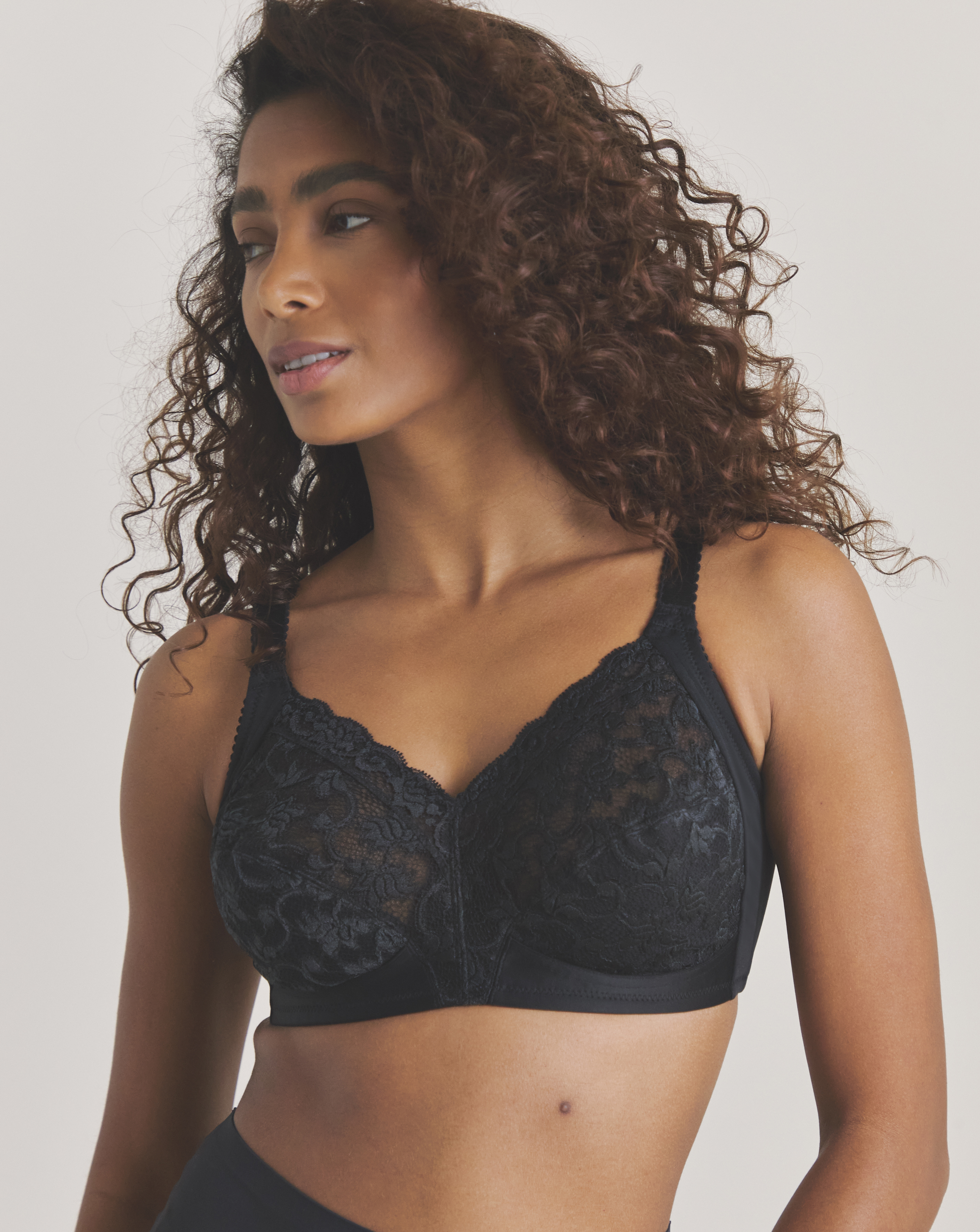 Triumph Black Delicate Doreen Nonwired Bra Blk - 34D