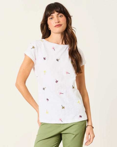 Fatface Ivy Embroidered Palm Tee