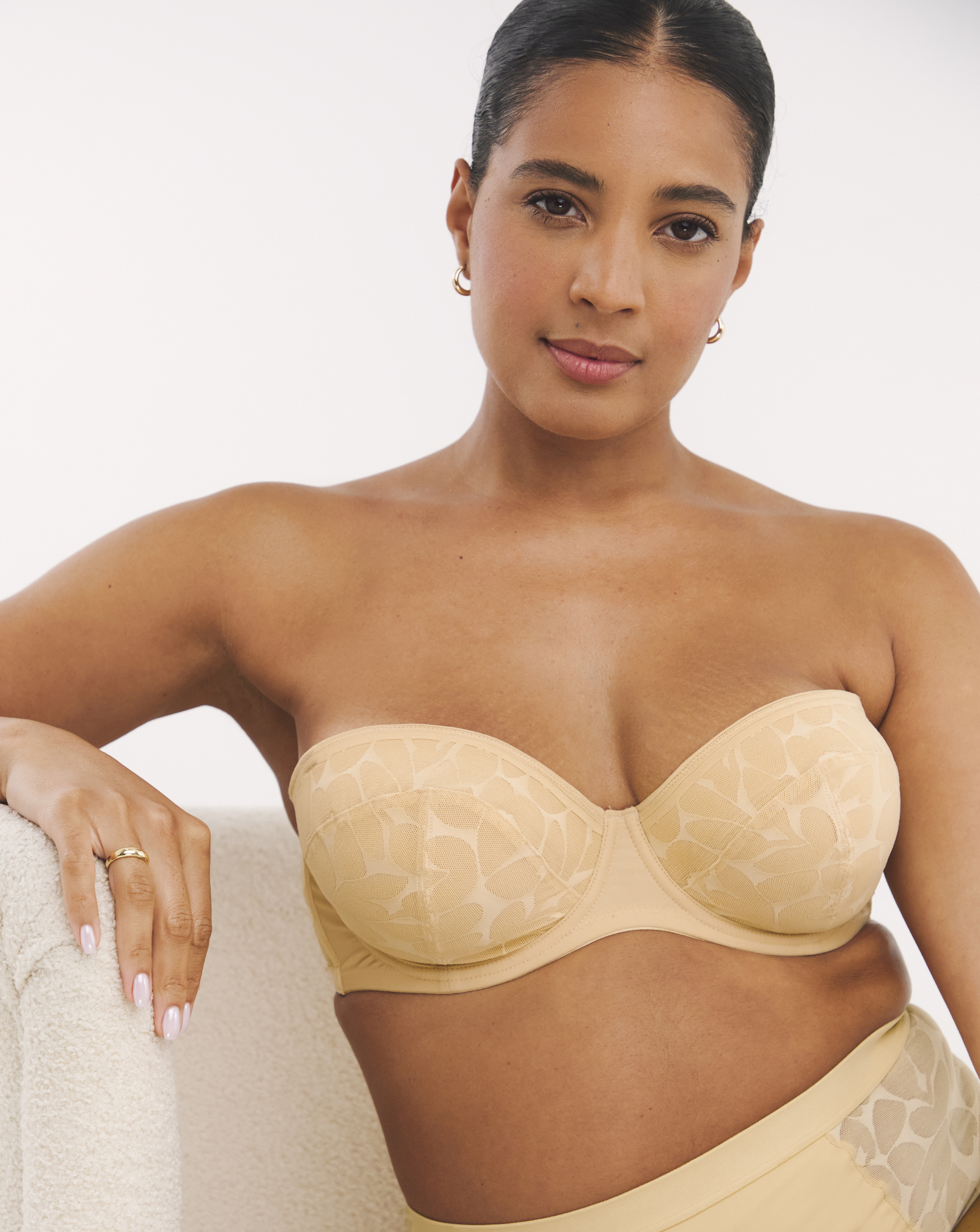 MAGISCULPT DD+ Almond Underwired Padded Multiway Bra In Almond | UK Size 44DD Women's