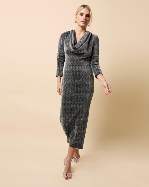 Little Mistress Cowl Neck Midaxi