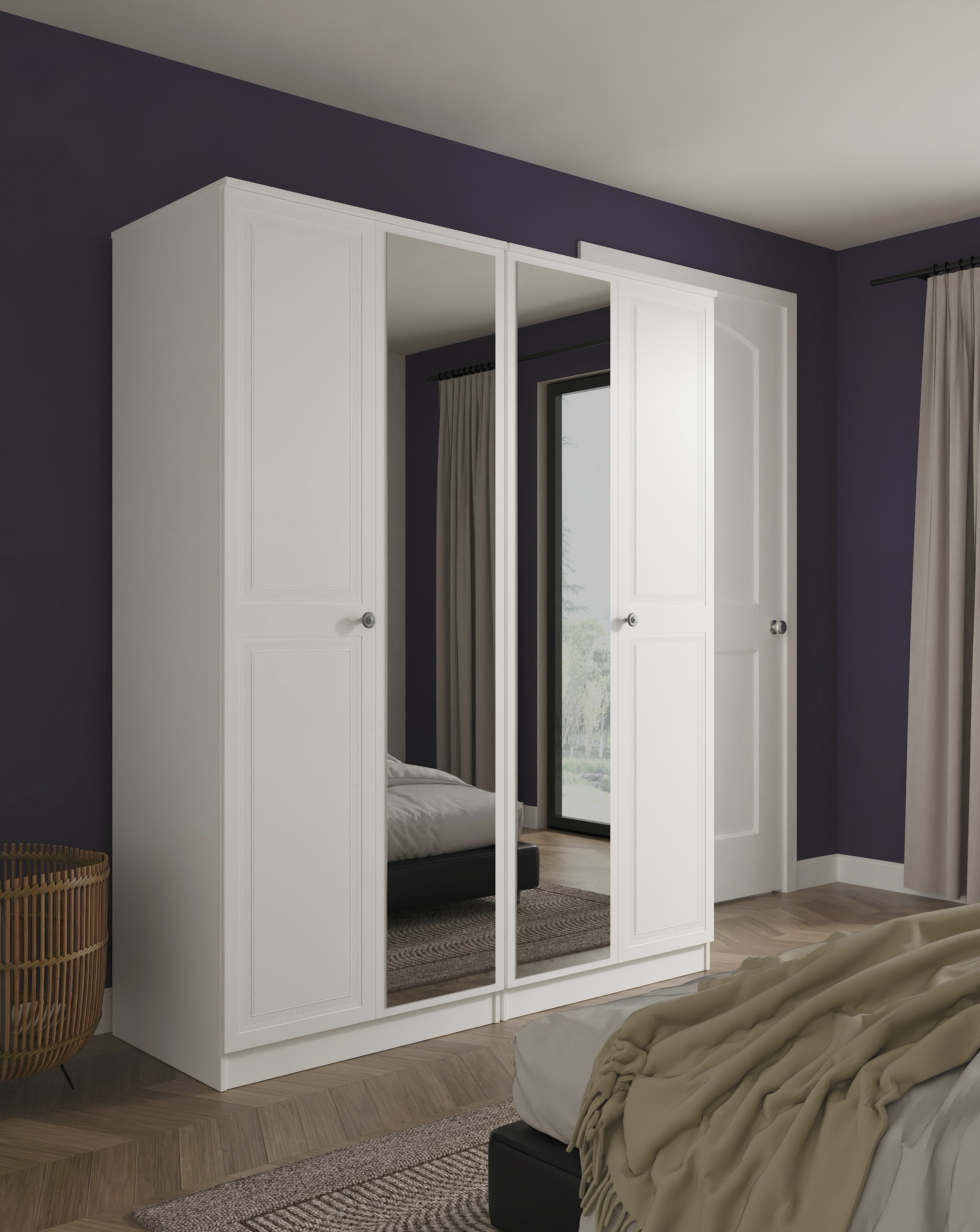 Richmond 4 Door Wardrobe