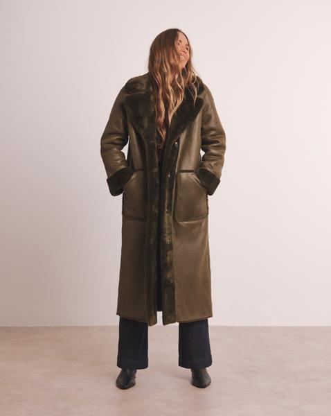 Anthology Reversible Borg Shearling Coat