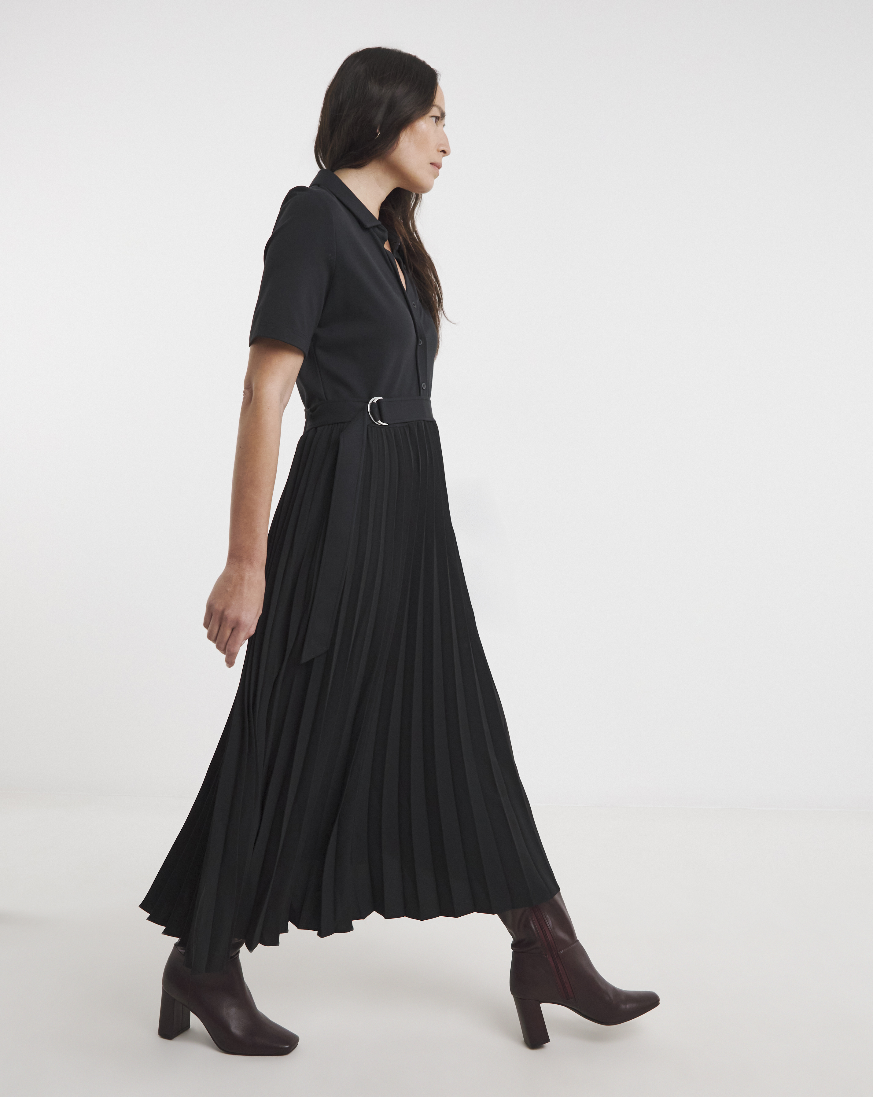 Tommy Hilfiger Women's Black Polo Dress Size S