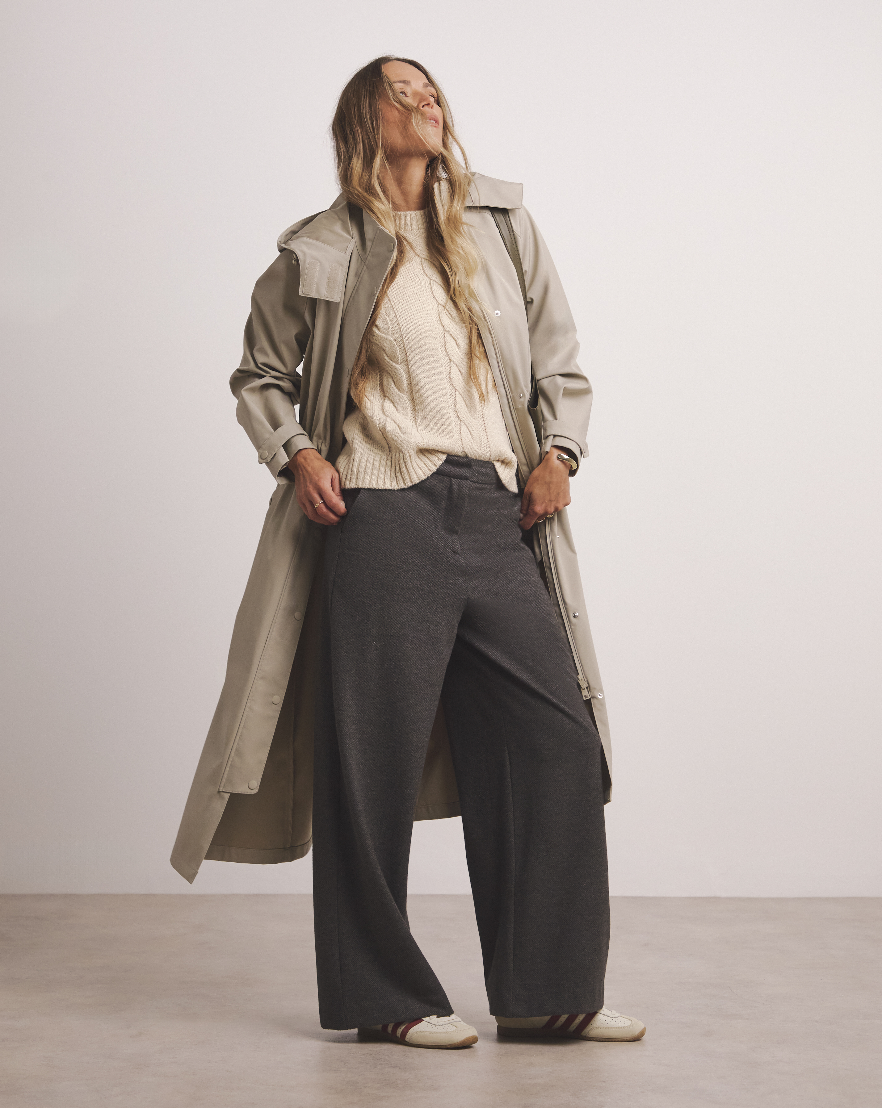Anthology Neutral Longline Raincoat