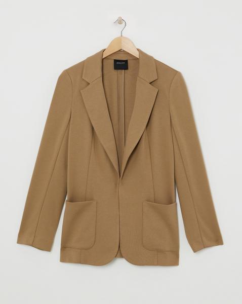 Unlined Throw On Jersey Blazer