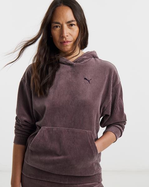 PUMA Essential Comfort Velour Rib Hoodie