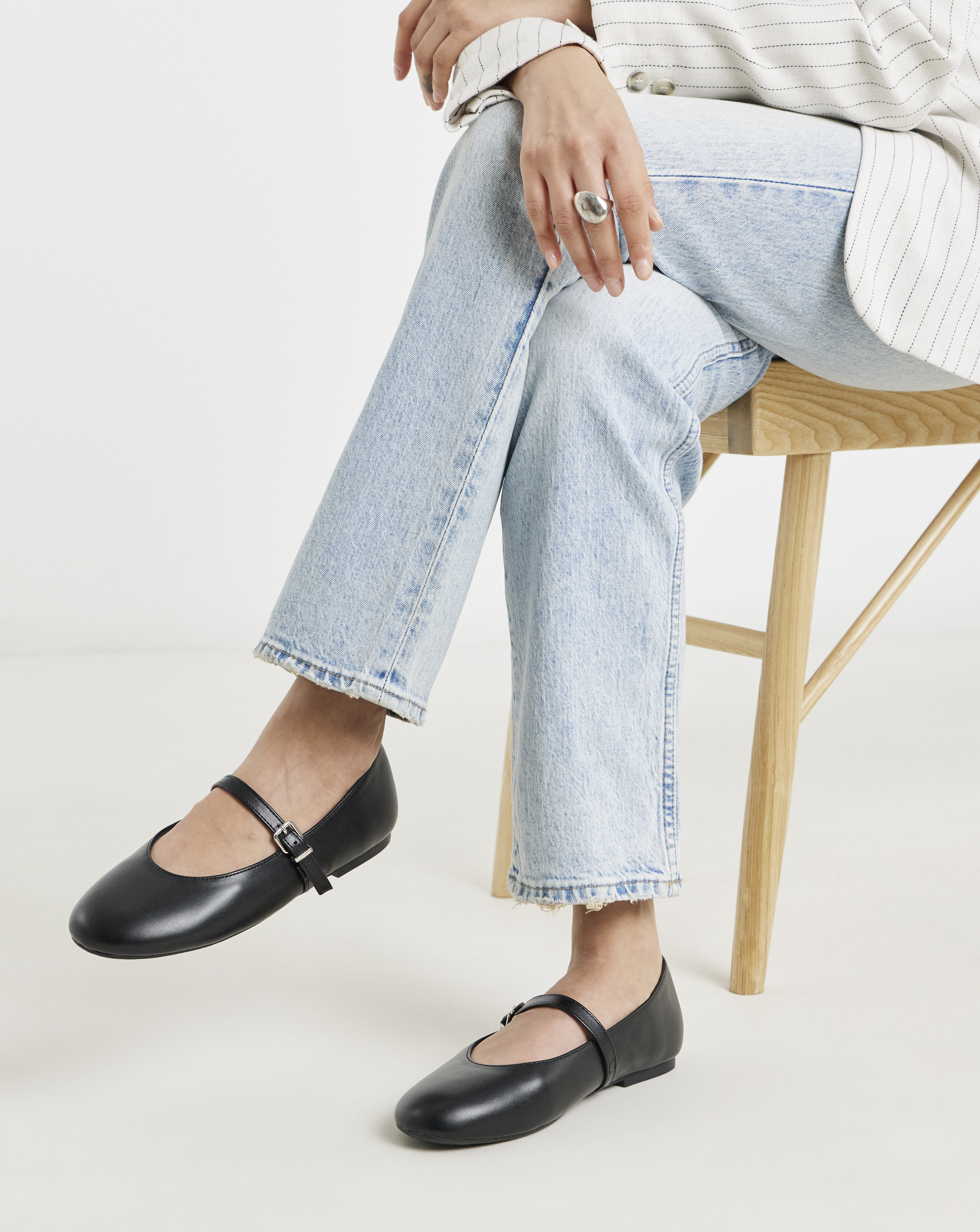 Mary Jane Ballerina Extra Wide Fit