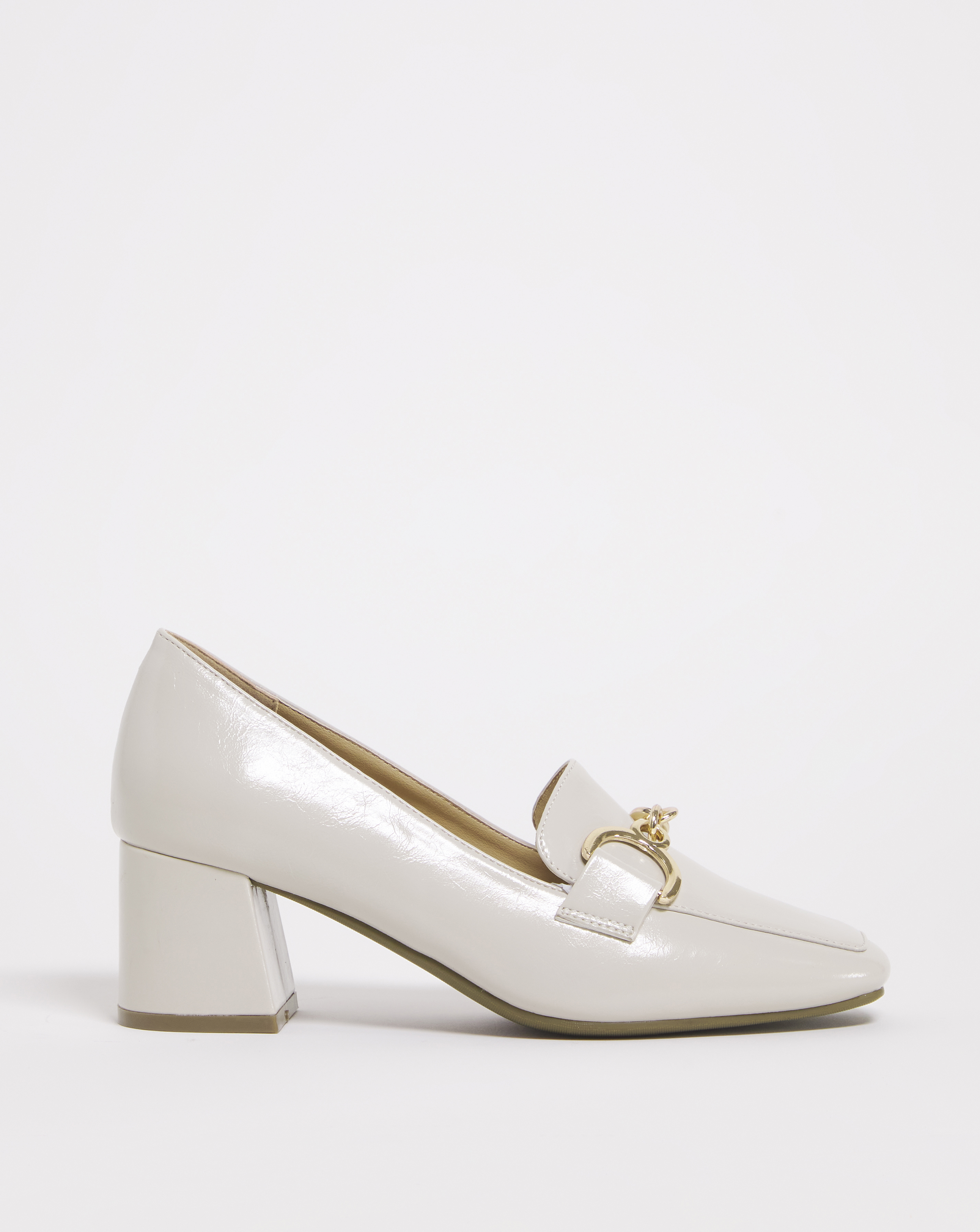 Flexible Block Heel Loafer E Fit