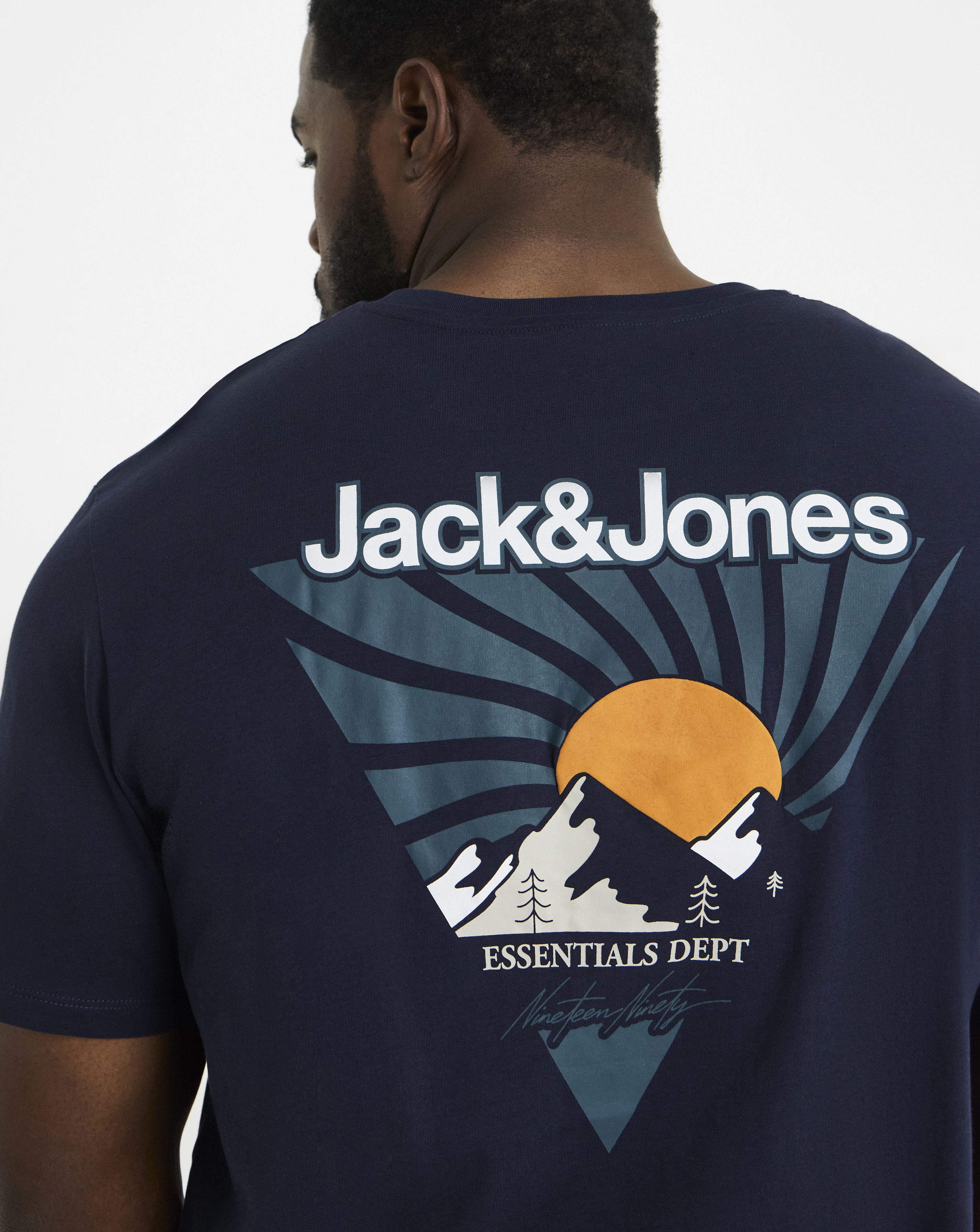 Jack & Jones Navy Blazer Mine T-Shirt - Navy - M(44)