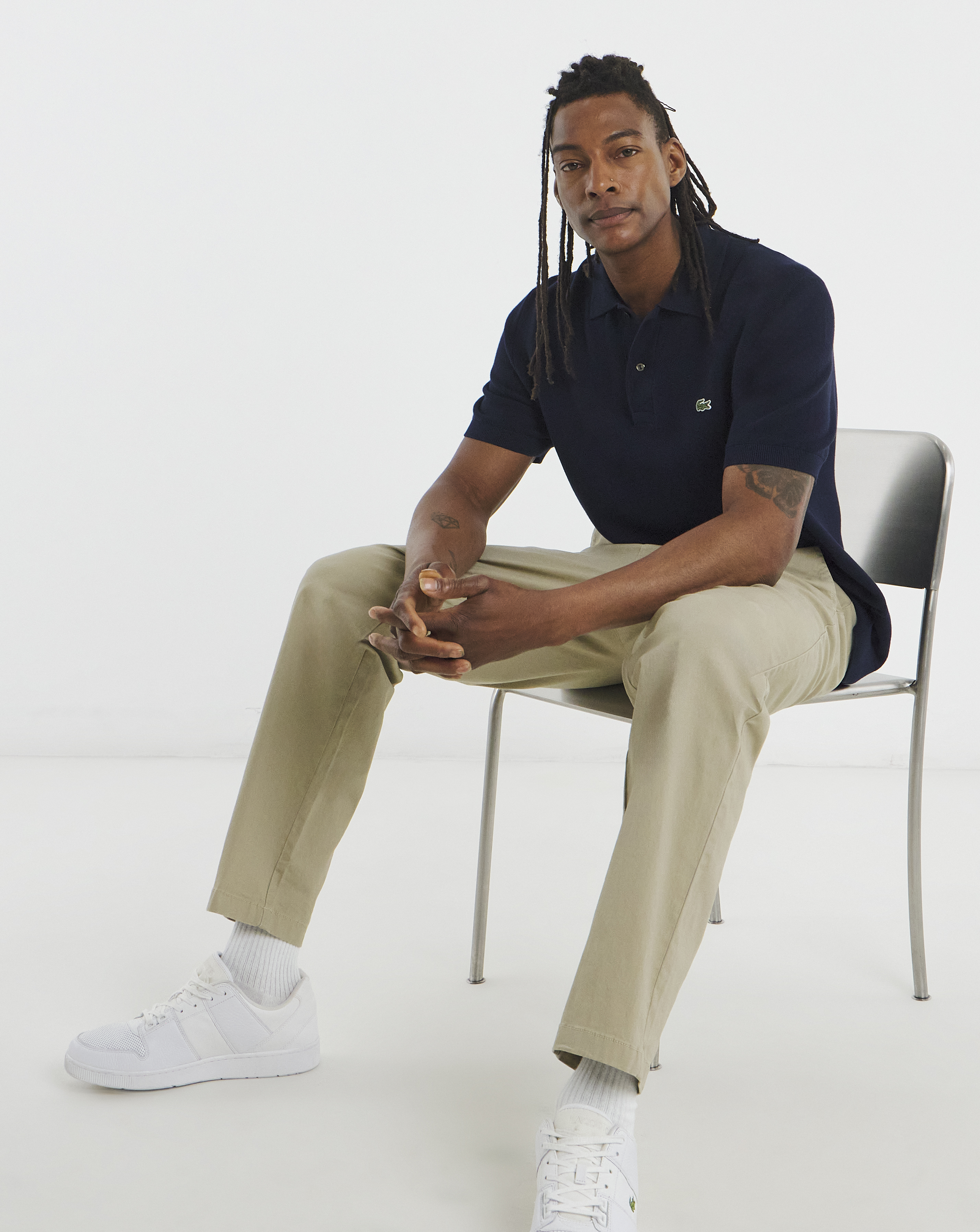 Lacoste Short Sleeve Knitted Polo