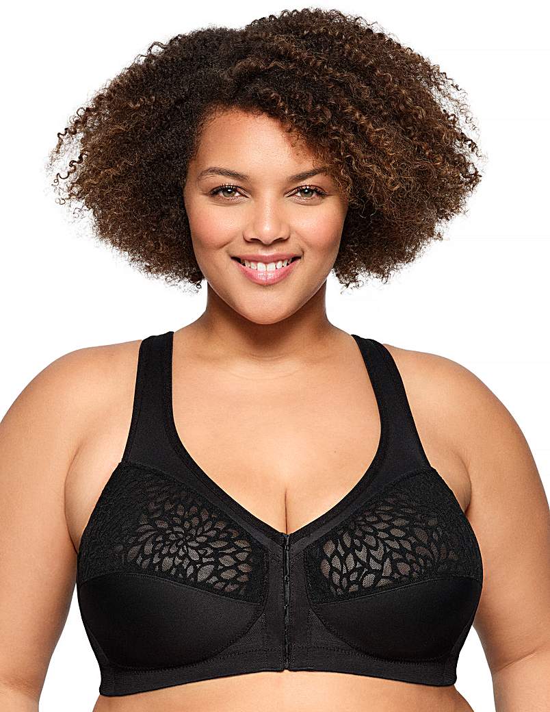 Glamorise Women's Black 1206 Magic Lift Bra 48B