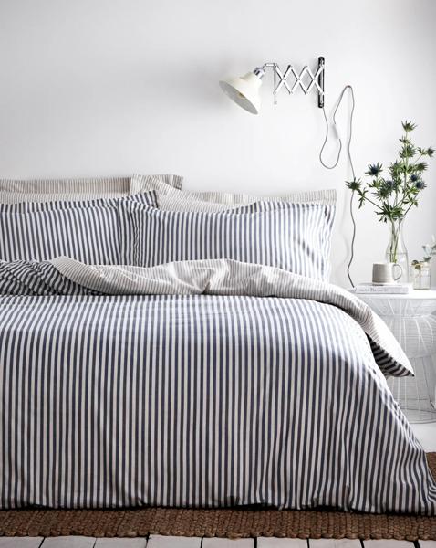 Yard Hebden Stripe 100% Cotton Duvet Set